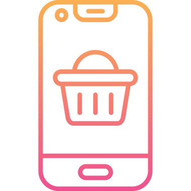 cep telefonu ikonu vektör illüstrasyonu