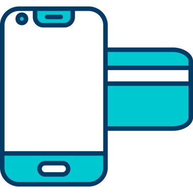 cep telefonu simgesi. vektör illüstrasyonu