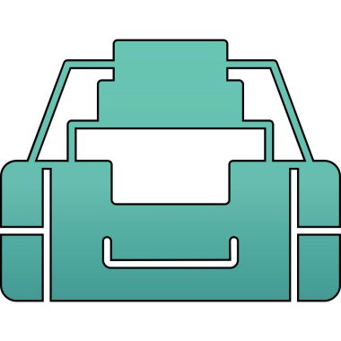 Araba simgesi, anahat stili