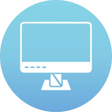 Bilgisayar simgesi. Basit resimleme