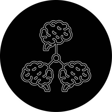 Ağaç simgesinin vektör illüstrasyonu