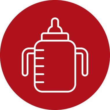 Şişe. Web simgesi basit tasarım