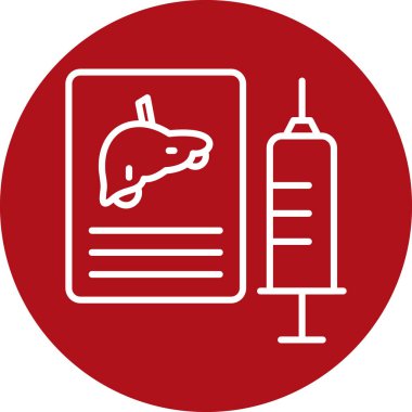 Kan simgesinin vektör illüstrasyonu