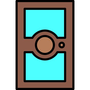 Kamera simgesi, vektör illüstrasyonu