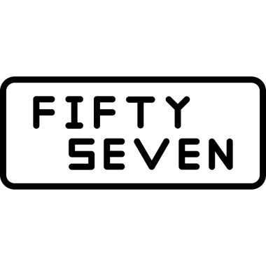 7 numaralı simge, basit biçim