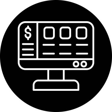 iş simgesi vektör illüstrasyonu