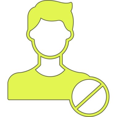 hiçbir iz yok. vektör çizim