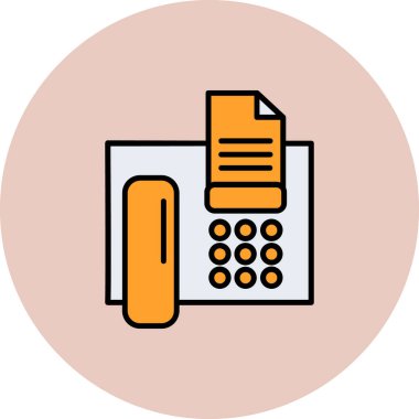 Bir hesap makinesi simgesinin vektör illüstrasyonu