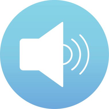 dış hat biçiminde ses hacmi simgesi