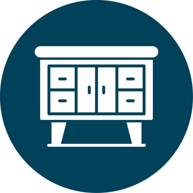 mobilya kutsal kişilerin resmi, vektör çizim