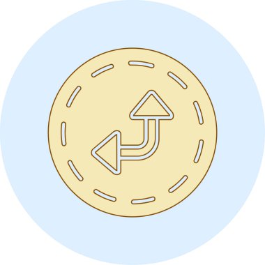 bitcoin. Web simgesi basit illüstrasyon