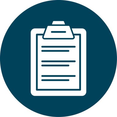 vektör belgesi düz biçim simgesi, illüstrasyon