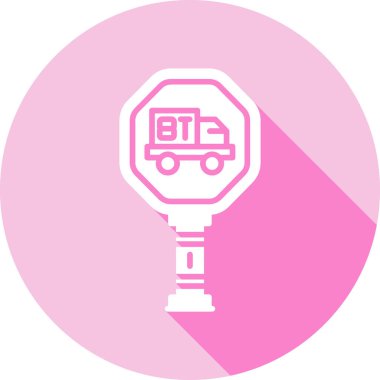 Gaz b simgesinin vektör çizimi