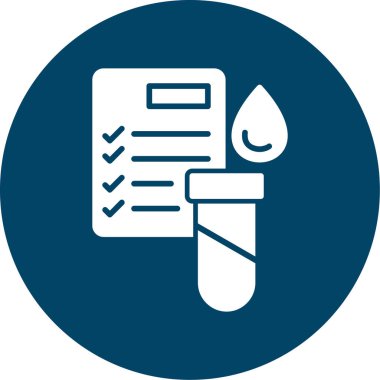 Kontrol listesi simgesi vektör illüstrasyonu