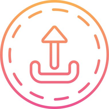 Tekne. Web simgesi basit illüstrasyon