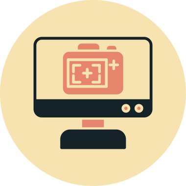 Seo simgesinin vektör illüstrasyonu