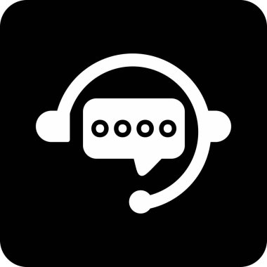Sohbet simgesi vektör illüstrasyonu