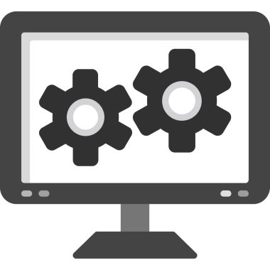 Ayarları web simgesi, vektör çizim