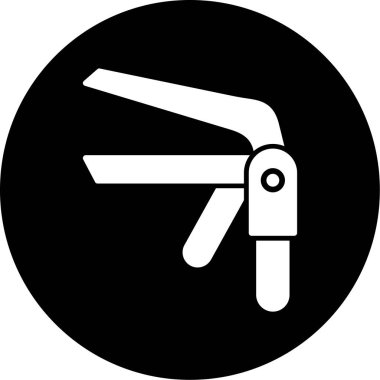 Modern b 'nin vektör illüstrasyonu yangın söndürücüden yoksun