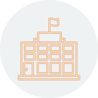 Modern eğitim ikonunun vektör illüstrasyonu