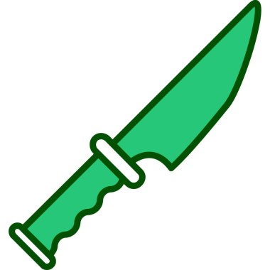 Kılıç simgesi. vektör illüstrasyonu