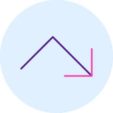 ok simgesinin vektör illüstrasyonu