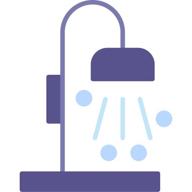 Su. Web simgesi basit illüstrasyon