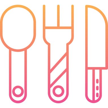 mutfak araçlarının vektör illüstrasyonu