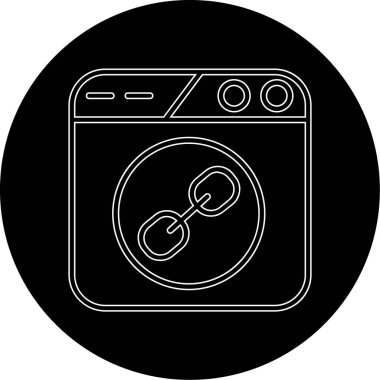 Oyun denetleyici simgesi. Web için oyun konsol vektör simgesinin özet çizimi