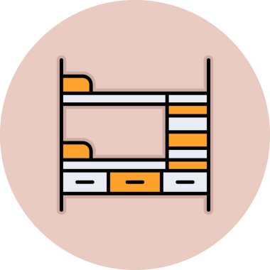 Modern bir simgenin vektör illüstrasyonu