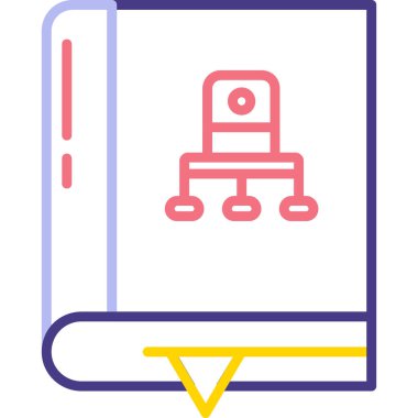 Kitap. Web simgesi basit tasarım