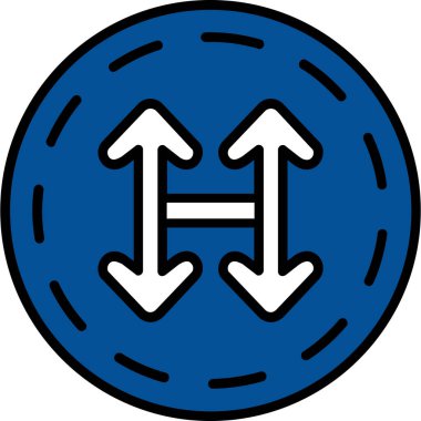 Ok. Web simgesi basit illüstrasyon