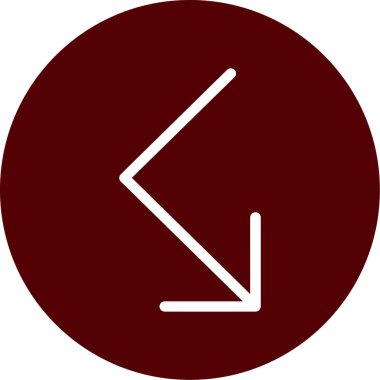 Ok. Web simgesi basit illüstrasyon