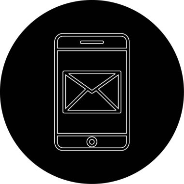 E- posta simgesi vektör illüstrasyonu