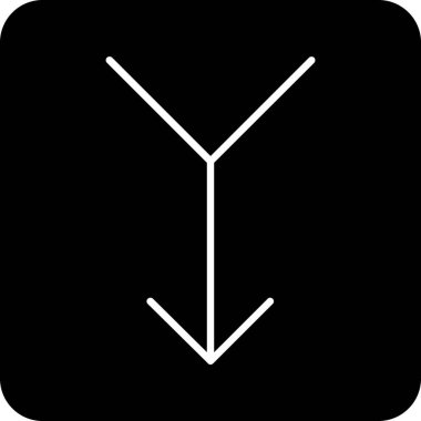 Modern simgenin vektör illüstrasyonu