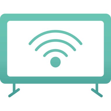 bilgisayar ekranı simgesi. Web için basit bilgisayar vektör simgeleri çizimi