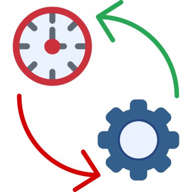 Teçhizat Web simgesi basit illüstrasyon