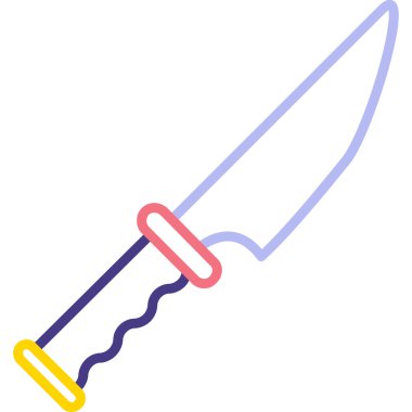 Kılıç simgesi. vektör illüstrasyonu.