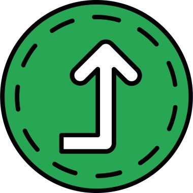 ok simgesi, vektör illüstrasyonu