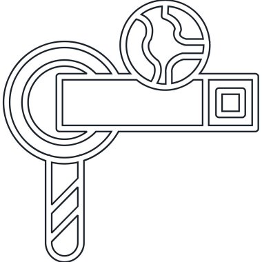 Anahtar. Web simgesi basit illüstrasyon