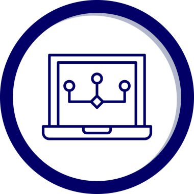 seo modern simgesinin vektör illüstrasyonu