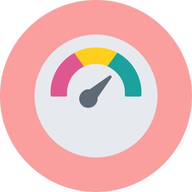 Renkli vektör simgesi ölçülüyor