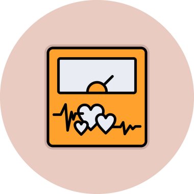 Modern simgenin vektör illüstrasyonu