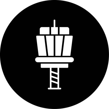 Benzersiz kablo ikonu vektör illüstrasyonu