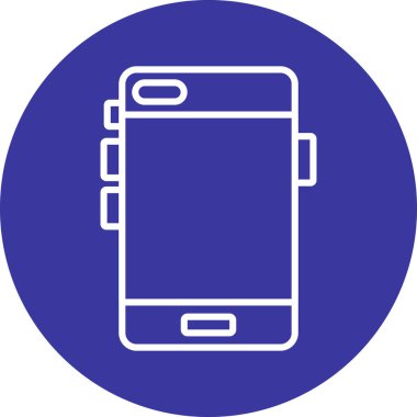 cep telefonu ikonu vektör illüstrasyonu