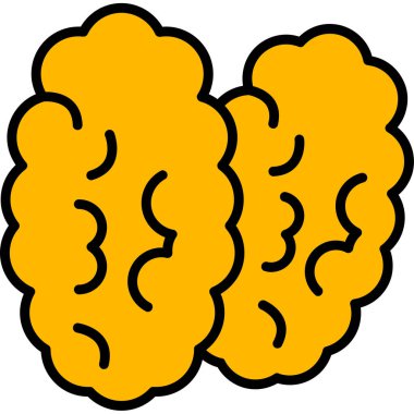 Yemek. Web simgesi basit illüstrasyon