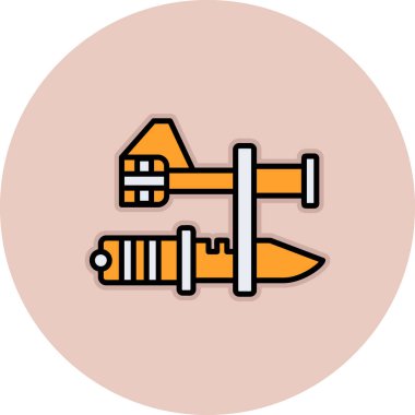 düzlem simgesinin vektör illüstrasyonu