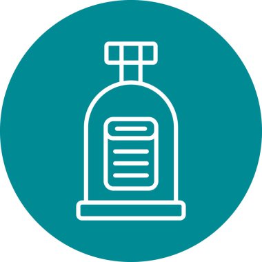 şişe simgesi vektör illüstrasyonu