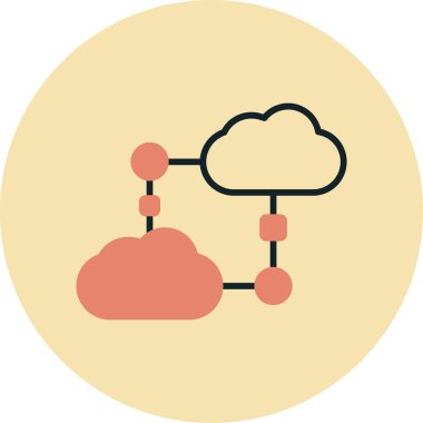 bağlantı simgesi, illüstrasyon, beyaz arkaplan üzerindeki vektör