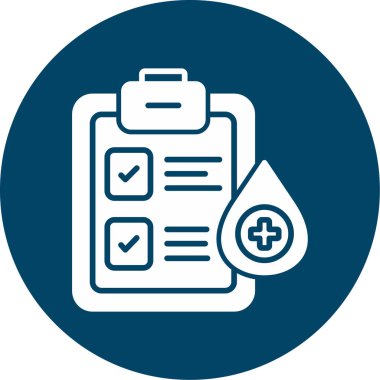 Kontrol listesi simgesi vektör illüstrasyonu